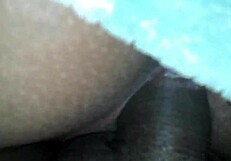 Wow, 18 year old brunette sitting on her boyfriend's cock!