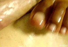 I enjoy the all natural footjob with the pretty ebony babe