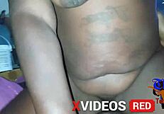 this urban ebony milf's pussy getting fucked in homemade scene