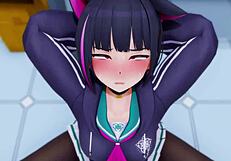 Kazusa In 3D Anime Hentai