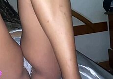 Found my busty neighbor and FINGERED her wet pussy hard!