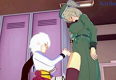 Imu And Miyabi Unleash Intense Lesbian Futanari Creampie Action In Senran Kagura Hentai!