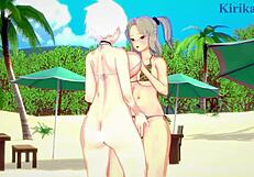 Imu And Miyabi Unleash Intense Lesbian Futanari Creampie Action In Senran Kagura Hentai!