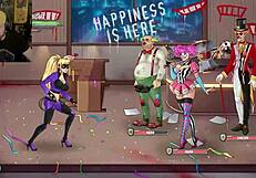 Why You Shouldn't Become a Super Hero: The Lewd Knight Faces Gloryhole Action. Her Boobs and Pussy Take a Wild Ride!