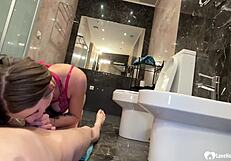 Brunette Cutie Lets Me Fuck Her Face Hard!