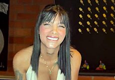 babe loses strip game and feels dominated pleasure