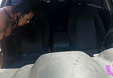 Hey, watch me bang a stranger while masturbating in the car
