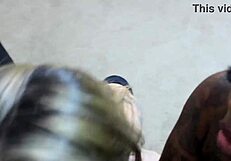 uhh, lesbians amanda n’ friends in hot ffm blowjob action, ya know?