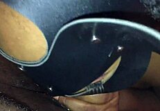 Step sister eats syrup off my cock in deepthroat blowjob