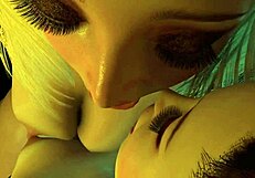 Lesbians Have Sex With A Strap On Dildo