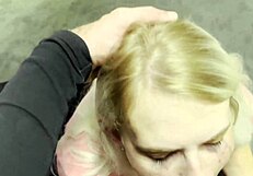 kristy gives a rough blowjob in the first scene