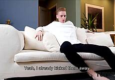 Slutty Tutor In Stockings, 'Are You Seducing Me, Naughty Student?' During Doggystyle Lesson