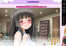 Vtuber Lewdneko Plays Love Cubed Part 4, Hinting At Big Tits And Hentai Fun