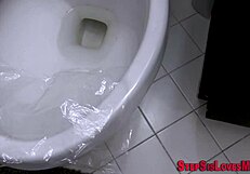 Bathing teen 18+ stepsister sucks big cock!