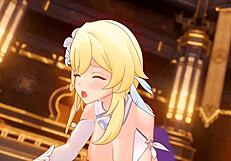 i collect golden apples in this hentai anime with threesomes and creampies.