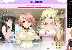 Vtuber Lewdneko Plays Love Cubed Part 4, Hinting At Big Tits And Hentai Fun