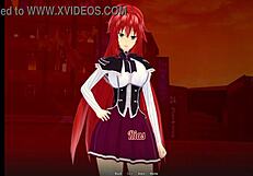 high school dxd parody with anime hentai blowjob scenes