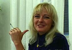 Blonde Mature Bombshell Sucks and Fucks My Cock Like Crazy!