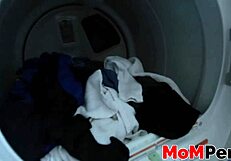 yummy stepmom catches pervy young guy and talks to him