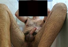 watch the young hairy gay boy in the shower