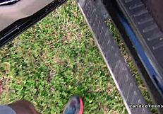 natural busty teen 18+ hitchhiker banging pov