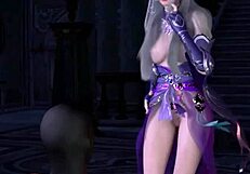 Wow! 3D Cute Asian Cosplay Model Cheats with Monster Dick for Wild Orgasm!