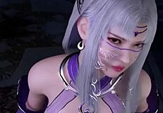 Wow! 3D Cute Asian Cosplay Model Cheats with Monster Dick for Wild Orgasm!
