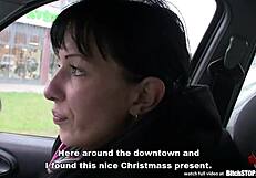 bitch stop - skinny slovak brunette gets anal fucked