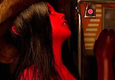 Oh man, a succubus snuck up on me at night in this 3d hentai! 😈