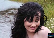 Hot Milf Skylar Leigh Stuns from New Zealand. Her Beautiful Hairy Ass Shines in Solo Centerfold.