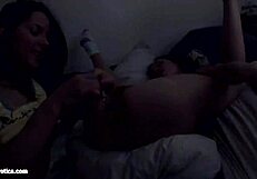 Intense lesbian fingering and muff diving