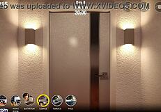 movie night with step sis in rich family saga - episode 2