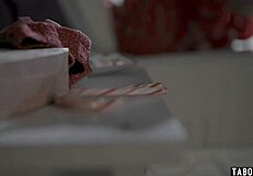 I caught Santa banging a petite teen beauty at boss's home