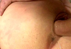 Unbelievable! Big Cock Fucks and Cums Inside Young 18+ Slut's Tight Hole. Can't Stop Watching!