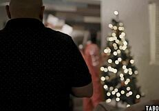 I caught Santa banging a petite teen beauty at boss's home