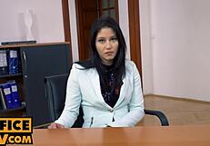 damn, hungarian beauty emily brix bangs hard for a green card in pov!