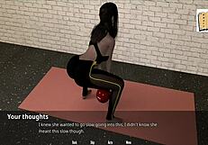 Big Tits Anime Girl Meets John Johnson in Erotic Game Scene