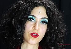 i plays the role of dominatrix mistress in financial domination n submission