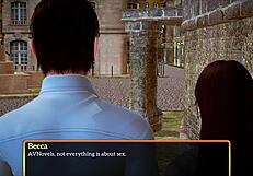 My New Family 439 - Redhead with Big Tits Dominates Wild Cartoon Action in Erotic Game Scene