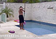Behind The Scenes Of Piscineiro Juninho Oficial