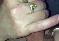 Slo-Mo Blowjob and Cumshot from Fat Couple Action