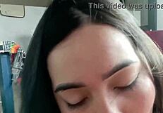 Wow! Jerking in Living Room, Stepsis Shows Up in Sexy Lingerie for Fantasy Fuck!