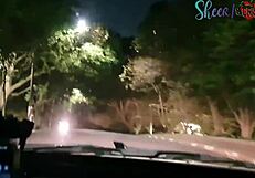 UNKNOWN GUY FUCKS MY ASS WITHOUT CONDOM IN PUBLIC! HUSBAND WATCHES!