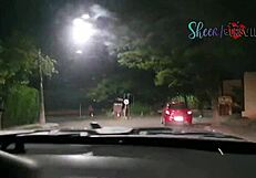 UNKNOWN GUY FUCKS MY ASS WITHOUT CONDOM IN PUBLIC! HUSBAND WATCHES!