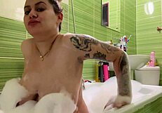 Hot Pregnant Teen with Big Boobs Bathes Her Sexy Ass
