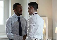 yo, falconstudios ceo takes a hard bbc pounding at work