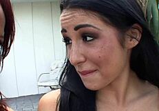 charming milf nicki hunter teaches young cuties lola foxx sapphic love with toys