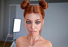 My cute roommate game fucking in photoshoot school photo lab