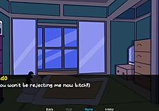 Dickmon part 2 featuring cartoon milf in anime game