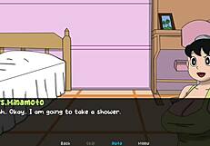 Dickmon part 2 featuring cartoon milf in anime game